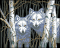 Wolves Cross Stitch Pattern (PDF + XSD)