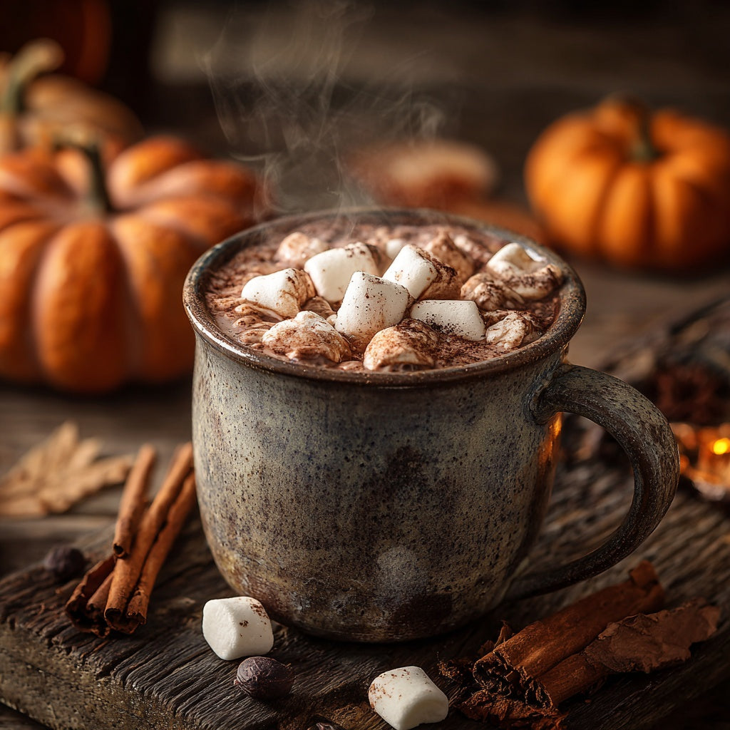 Warm memories. Pumpkin cocoa Cross Stitch Pattern (PDF + XSD)