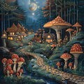 Illumination of the Dark Woods Cross Stitch Pattern (PDF + XSD)
