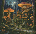 Secret of the Night Mushroom Cross Stitch Pattern (PDF + XSD)