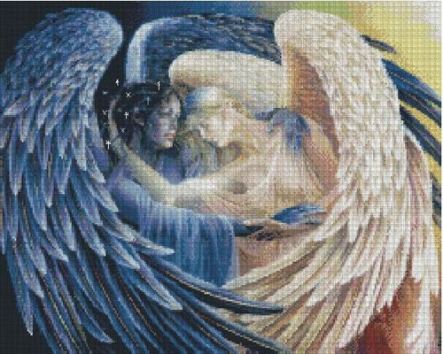 Angels Cross Stitch Pattern (PDF + XSD) - Cross Stitch Pattern - LOSKUTOK