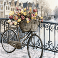 Around the World: Amsterdam Canals Cross Stitch Pattern (PDF + XSD) - Cross Stitch Pattern - LOSKUTOK
