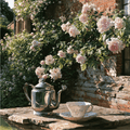 Around the world. English rose garden Cross Stitch Pattern (PDF + XSD) - Cross Stitch Pattern - LOSKUTOK