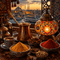 Around the world. Spices of Istanbul Cross Stitch Pattern (PDF + XSD) - Cross Stitch Pattern - LOSKUTOK