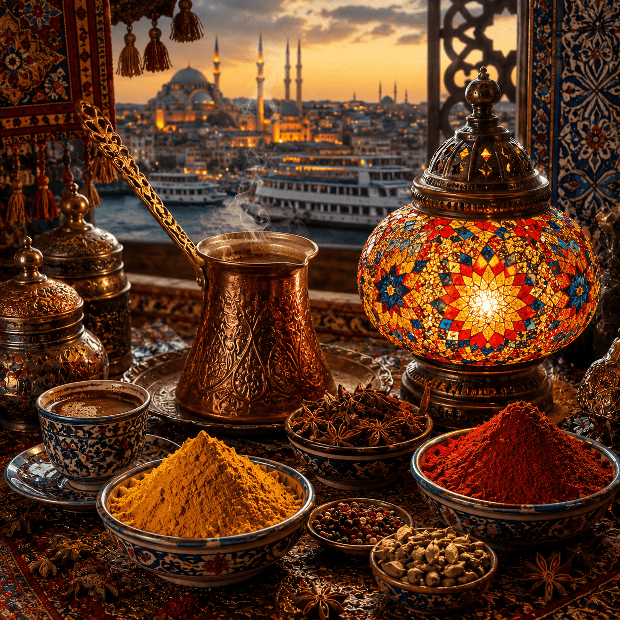 Around the world. Spices of Istanbul Cross Stitch Pattern (PDF + XSD) - Cross Stitch Pattern - LOSKUTOK