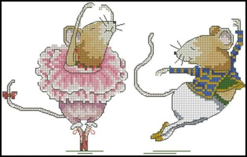 Ballet Cross Stitch Pattern (PDF + XSD) - Cross Stitch Pattern - LOSKUTOK