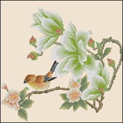 Birdie Cross Stitch Pattern (PDF + XSD) - Cross Stitch Pattern - LOSKUTOK
