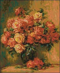 Bouquet of roses Cross Stitch Pattern (PDF + XSD) - Cross Stitch Pattern - LOSKUTOK
