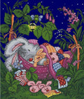 Bunny Cross Stitch Pattern (PDF + XSD) - Cross Stitch Pattern - LOSKUTOK