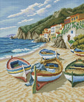 Coast Cross Stitch Pattern (PDF + XSD) - Cross Stitch Pattern - LOSKUTOK