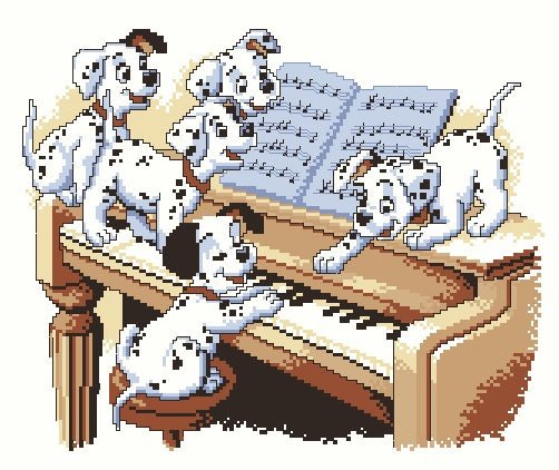 Concert Cross Stitch Pattern (PDF + XSD) - Cross Stitch Pattern - LOSKUTOK