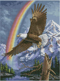 Eagle Cross Stitch Pattern (PDF + XSD) - Cross Stitch Pattern - LOSKUTOK