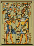 Egypt motif Cross Stitch Pattern (PDF + XSD) - Cross Stitch Pattern - LOSKUTOK