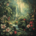 Ethereal Bloom — Forgotten Forest Botanical Cross Stitch Pattern (PDF + XSD) - Cross Stitch Pattern - LOSKUTOK