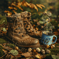 Evening Magic. Boots of the Traveler Cross Stitch Pattern (PDF + XSD) - Cross Stitch Pattern - LOSKUTOK