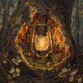 Evening Magic. Lantern in the Hollow Cross Stitch Pattern (PDF + XSD) - Cross Stitch Pattern - LOSKUTOK
