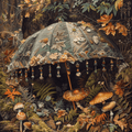 Evening Magic. Old Umbrella Cross Stitch Pattern (PDF + XSD) - Cross Stitch Pattern - LOSKUTOK