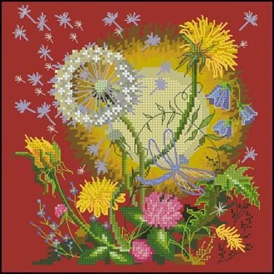 Field. Dawn Cross Stitch Pattern (PDF + XSD) - Cross Stitch Pattern - LOSKUTOK
