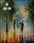 Rainy Evening Cross Stitch Pattern (PDF + XSD)