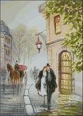 Parisian Romance Cross Stitch Pattern (PDF + XSD)