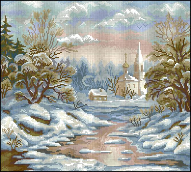 The First Frosts Cross Stitch Pattern (PDF + XSD)