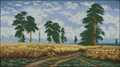 Golden Rye Field Cross Stitch Pattern (PDF + XSD)