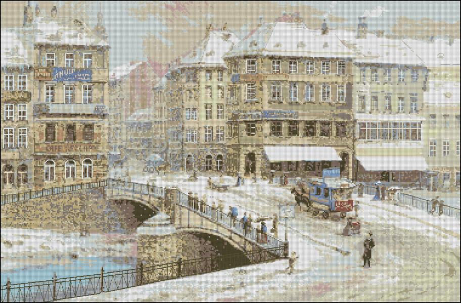 Vienna Cross Stitch Pattern (PDF + XSD)