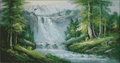 Woodland Waterfall Cross Stitch Pattern (PDF + XSD)