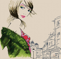 Parisienne Cross Stitch Pattern (PDF + XSD)