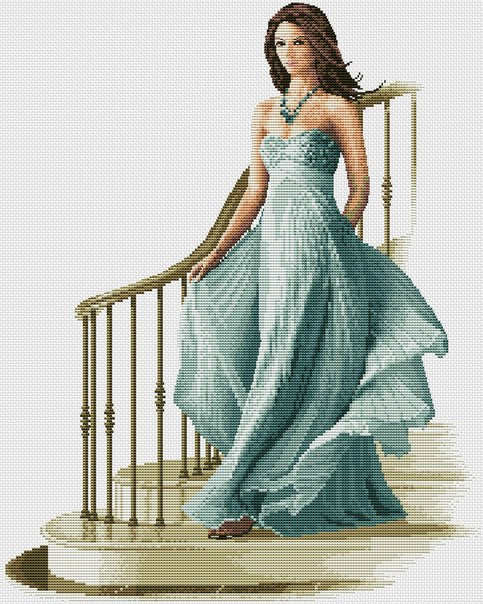 Louise Cross Stitch Pattern (PDF + XSD)