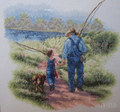 For Fishing Cross Stitch Pattern (PDF + XSD)