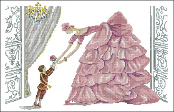 The Gentleman's Bow Cross Stitch Pattern (PDF + XSD)