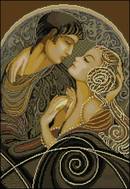 Romeo and Juliet Cross Stitch Pattern (PDF + XSD)