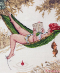 In the hammock Cross Stitch Pattern (PDF + XSD)