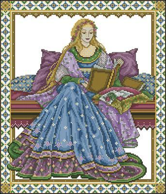 Chivalric Novel Cross Stitch Pattern (PDF + XSD)
