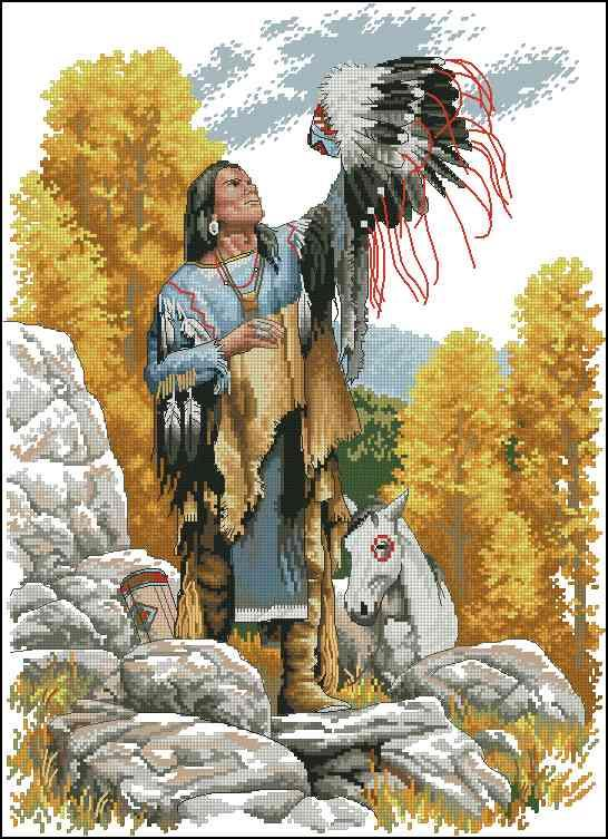 The Call of the Great Spirit Cross Stitch Pattern (PDF + XSD)