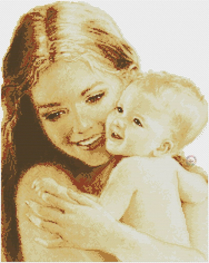 Maternal tenderness Cross Stitch Pattern (PDF + XSD)