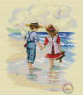 Couple on the Shore Cross Stitch Pattern (PDF + XSD)