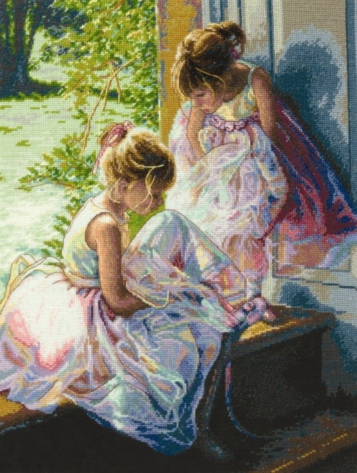 Girls Cross Stitch Pattern (PDF + XSD)
