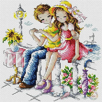 Lovers Cross Stitch Pattern (PDF + XSD)