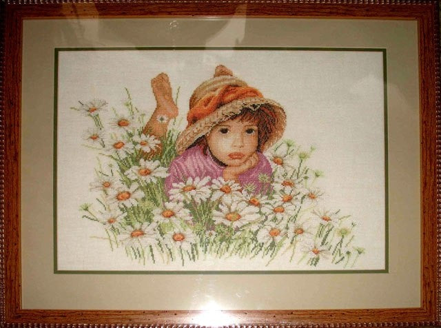 Chamomile Field Cross Stitch Pattern (PDF + XSD)