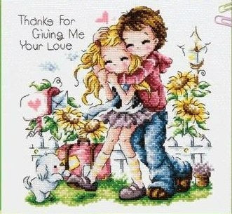 Hugs Cross Stitch Pattern (PDF + XSD)