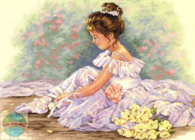 Little Ballerina Cross Stitch Pattern (PDF + XSD)