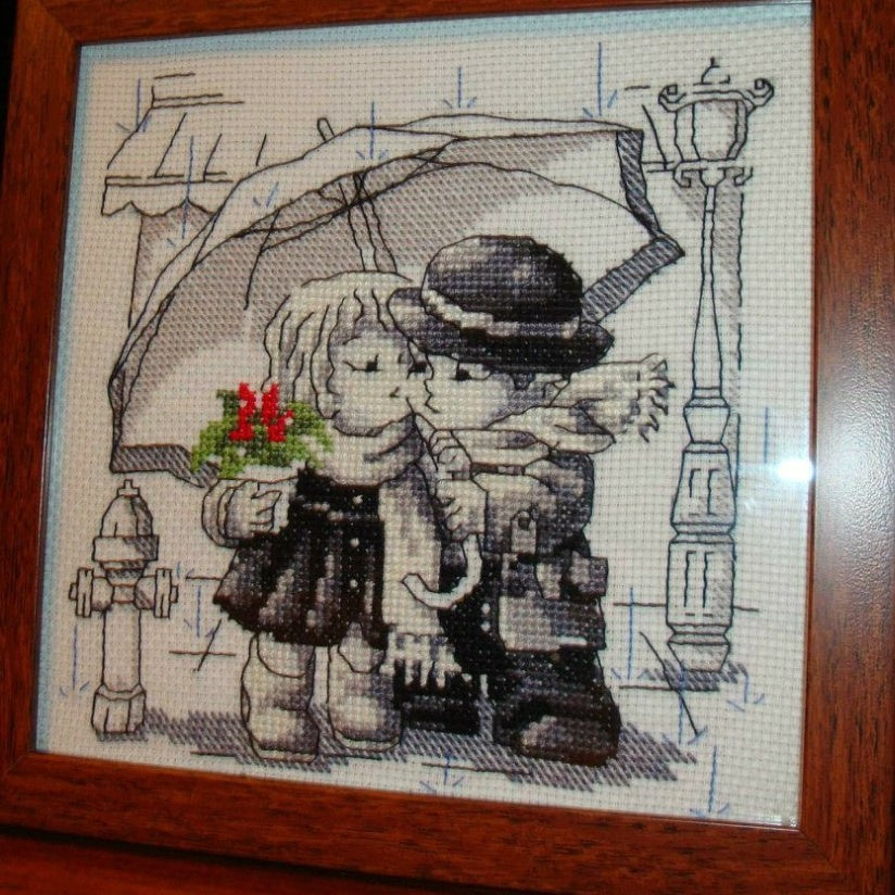 First Kiss Cross Stitch Pattern (PDF + XSD)