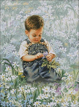In Daisies Cross Stitch Pattern (PDF + XSD)