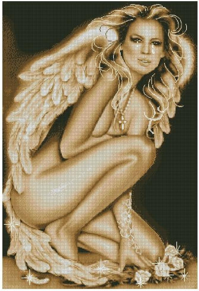 Fallen Angel Cross Stitch Pattern (PDF + XSD)
