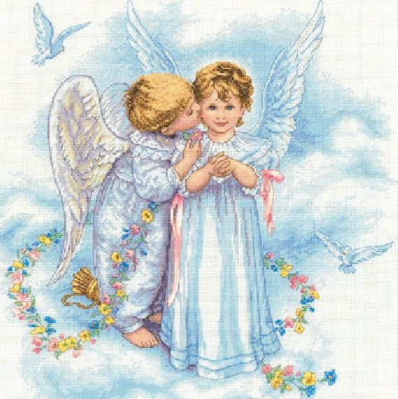 Angel's Kiss Cross Stitch Pattern (PDF + XSD)