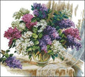 Lilac Scent Cross Stitch Pattern (PDF + XSD) - Cross Stitch Pattern - LOSKUTOK