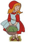 Little Red Riding Hood Cross Stitch Pattern (PDF + XSD) - Cross Stitch Pattern - LOSKUTOK