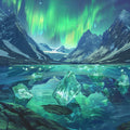 Magic Frozen Lake Cross Stitch Pattern (PDF + XSD)